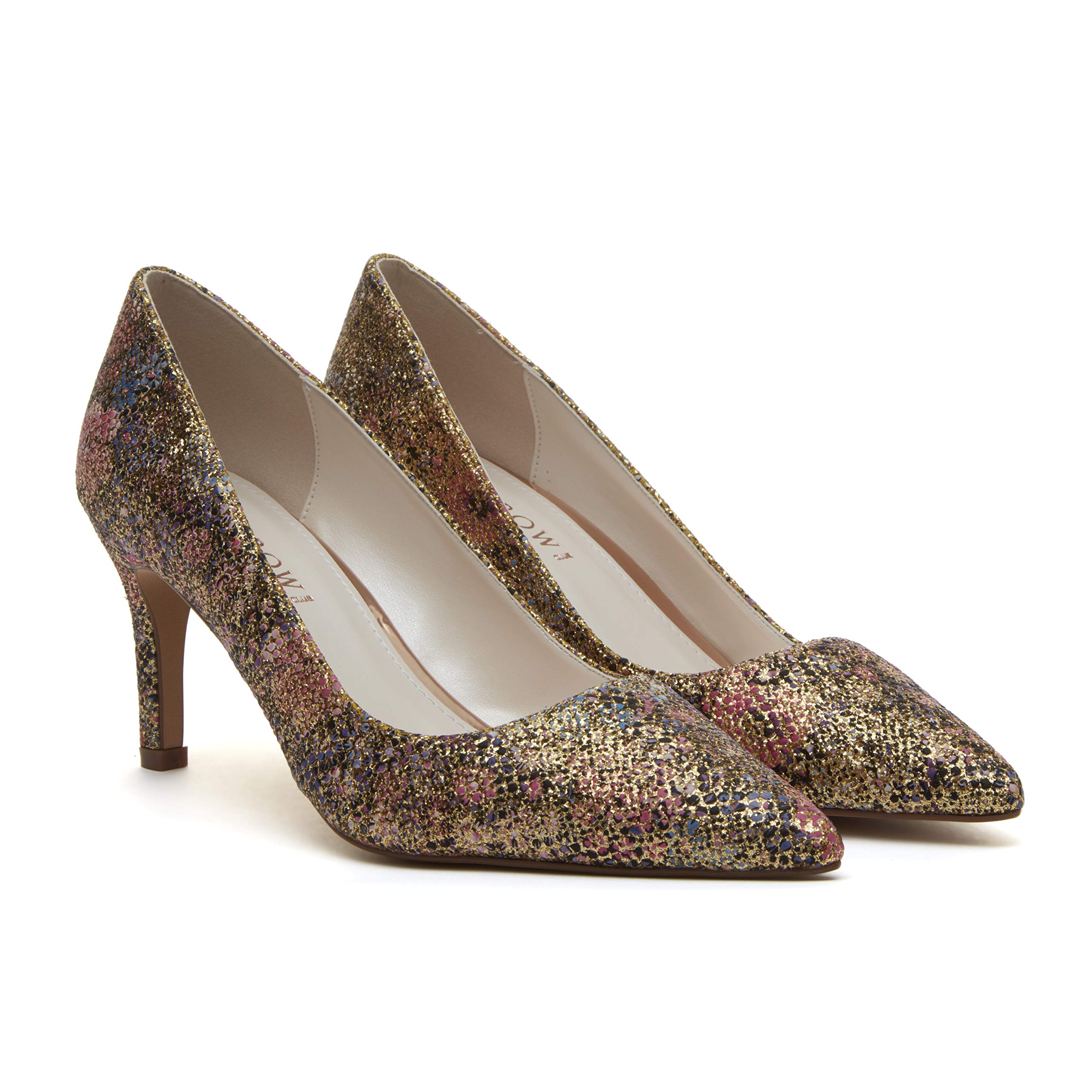 Rainbow Club Morgan Pumps Elfenbein Satin 7 cm Absatz