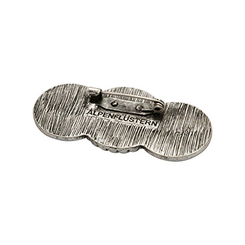 Alpenflüstern DAHEIM Blusenbrosche API074 antik-silber Münzen