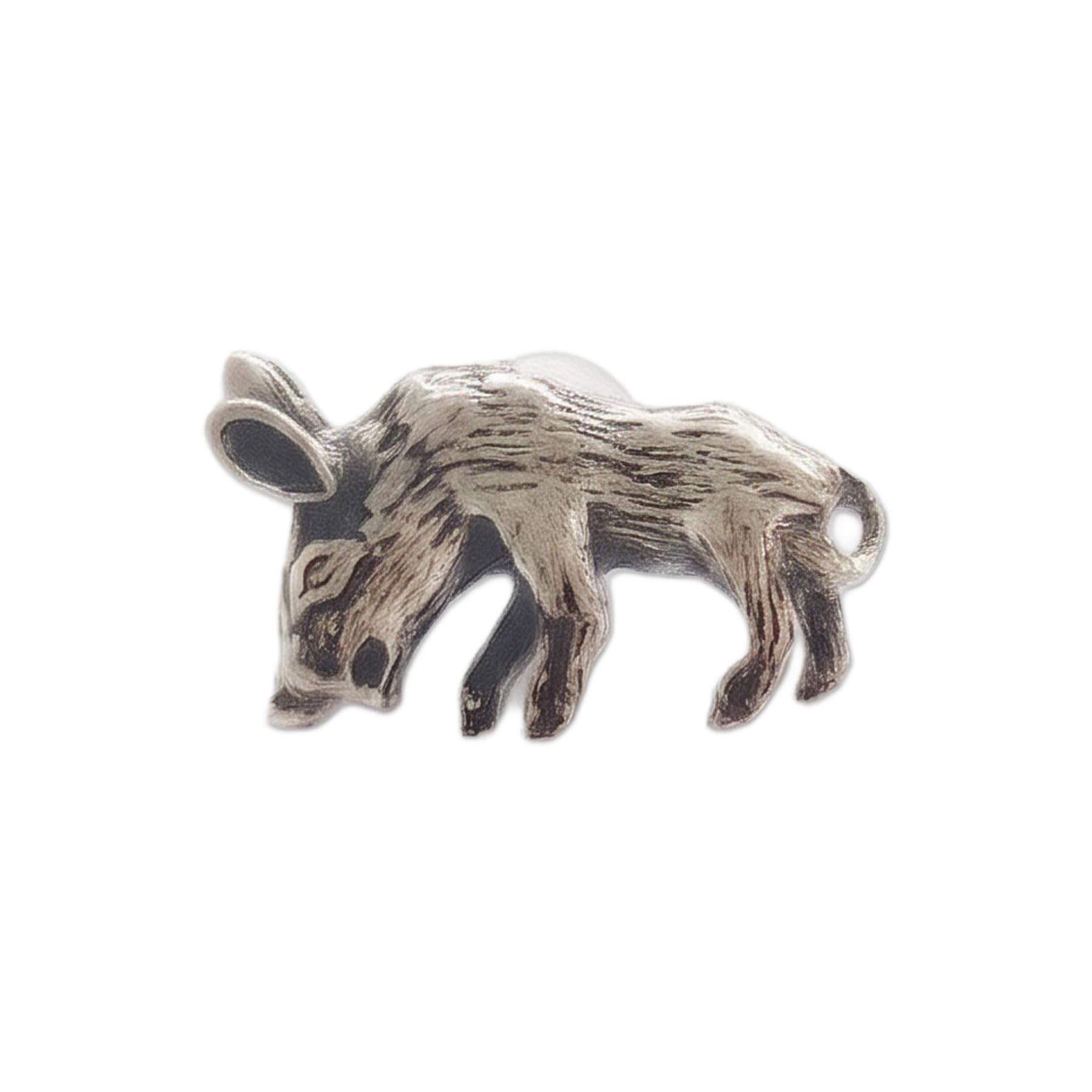 Alpenflüstern DAHEIM API151 Ansteck-Pin Wildschwein antik-silber