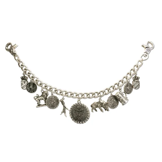 Alpenflüstern DAHEIM Otto HCH011 Charivari antik-silber 35,5cm