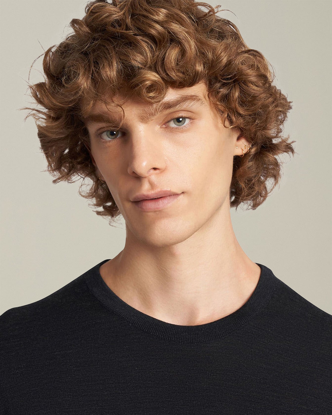 Kiton Jersey Rundhals Pullover Wolle anthrazit Wollpullover