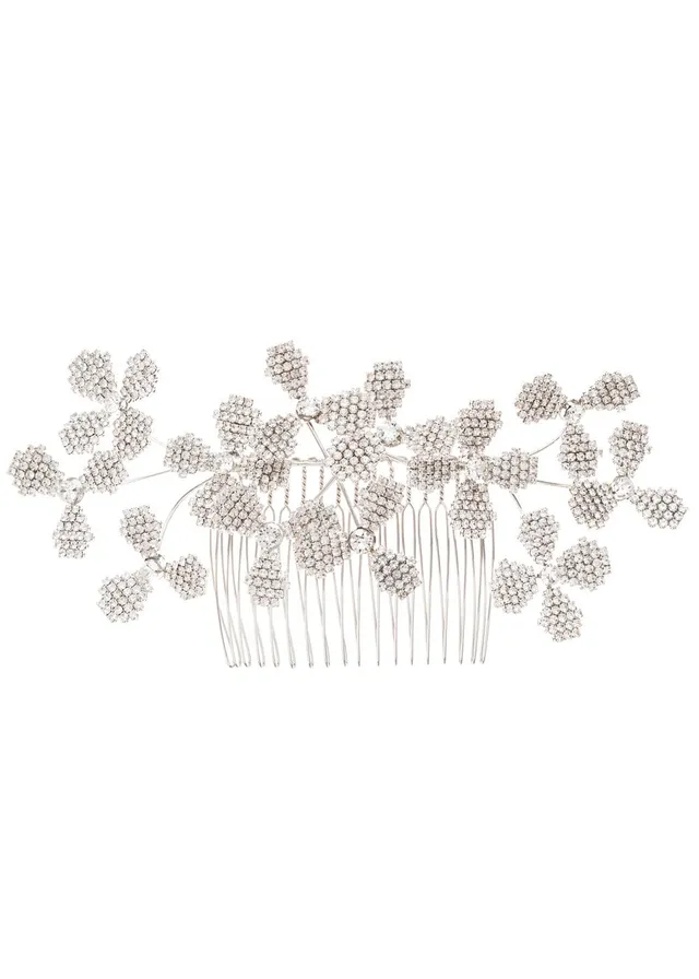 Elizabeth Bower June Bud Double Haarkamm Gold Kristall