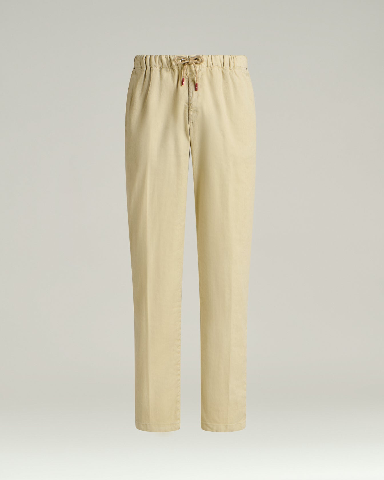 Kiton Trousers Hose Beige Leinen-Baumwolle Herren