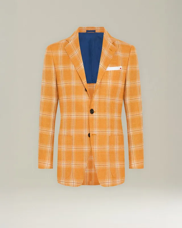 Kiton Jackets Checked Blazer Kaschmir Sakko kariert