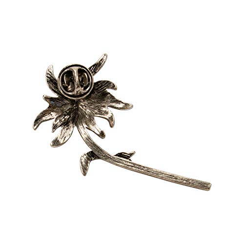 Alpenflüstern DAHEIM API114 Ansteck-Pin Edelweiss Strass
