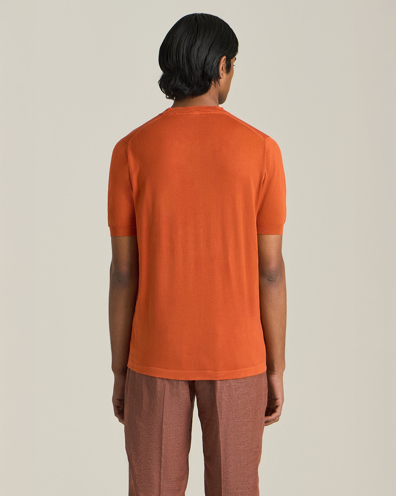 Kiton Crew Neck T-Shirt Baumwolle Größe L
