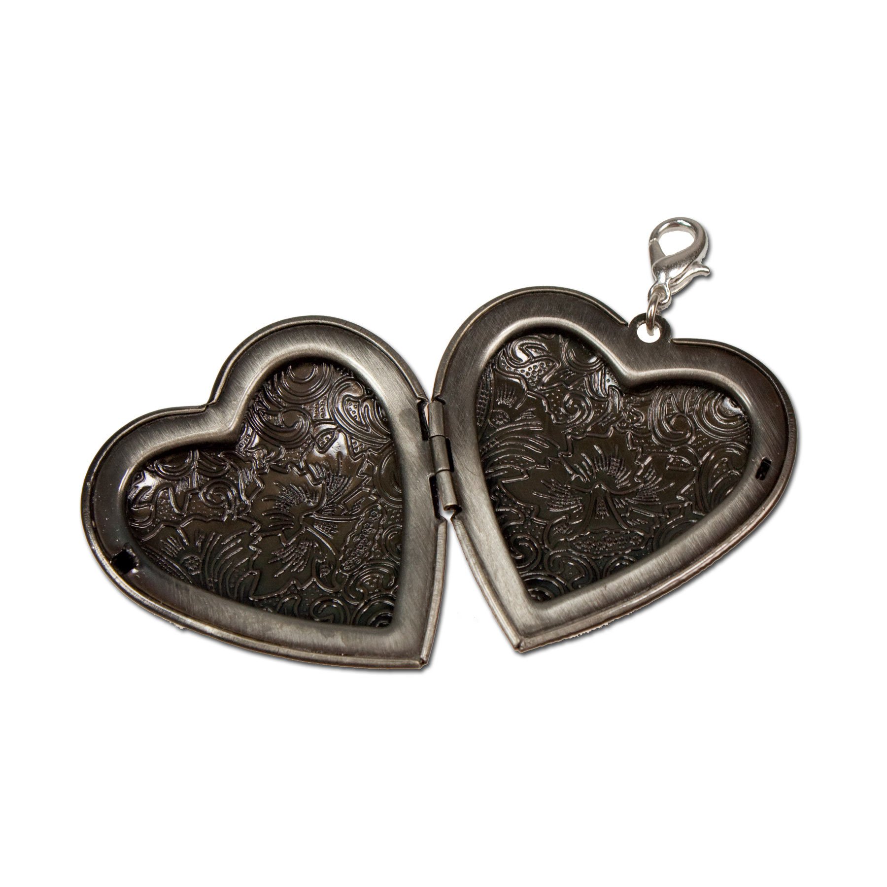 Alpenflüstern DAHEIM Amulett-Herz Anhänger Antik-Silber