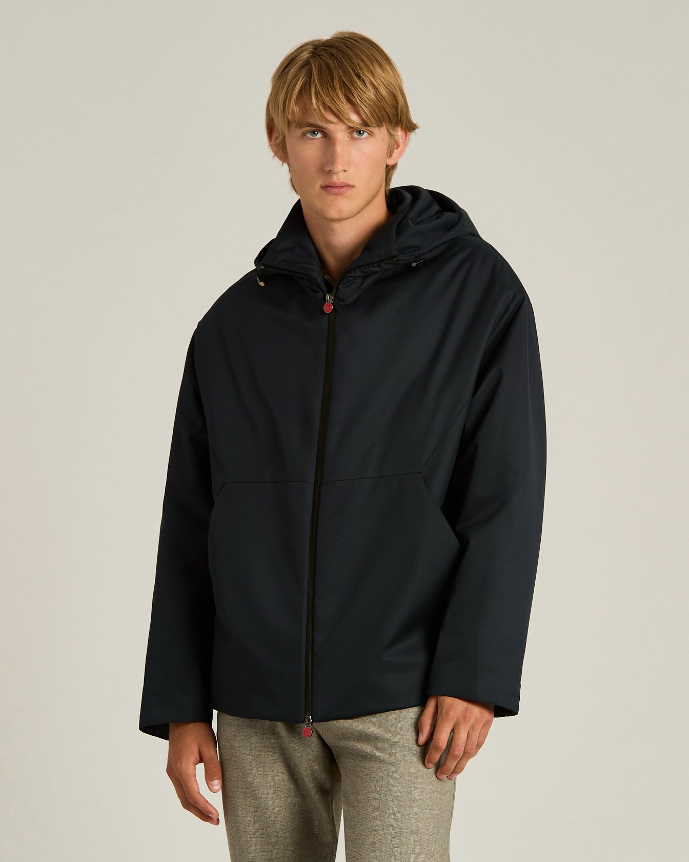 Kiton Outerwear Jacke Technical Navy Gr 50