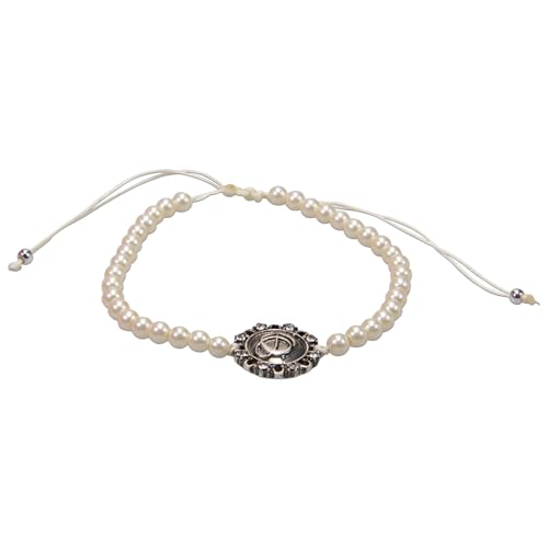 Alpenflüstern Oktoberfest DAB091 Perlenarmband creme-weiß Logo