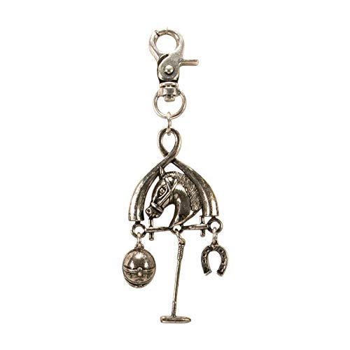 Alpenflüstern DAHEIM HCH032 Charivari-Anhänger Polo antik-silber