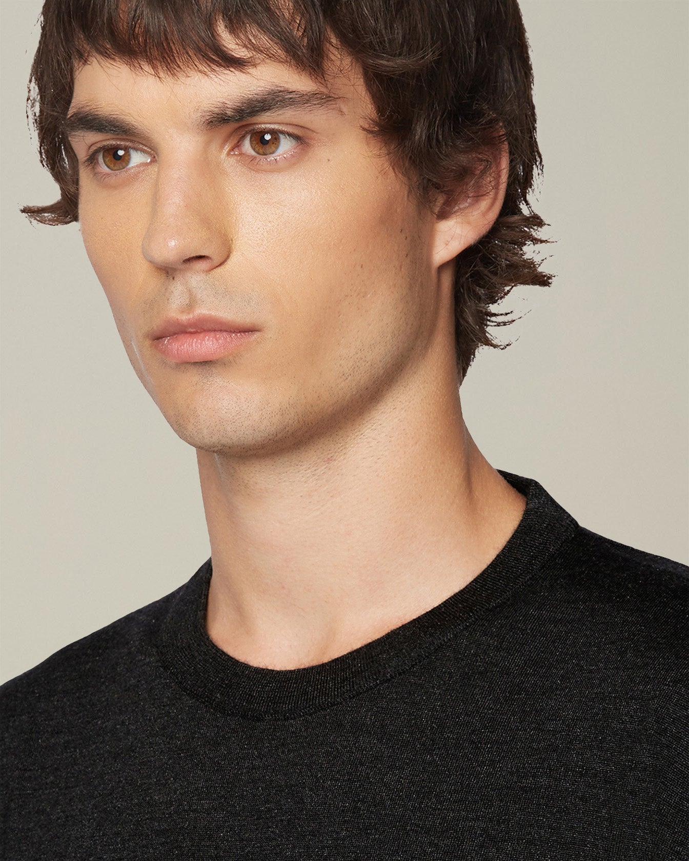 Kiton Icon Top Kaschmir Seide Pullover M Rundhals
