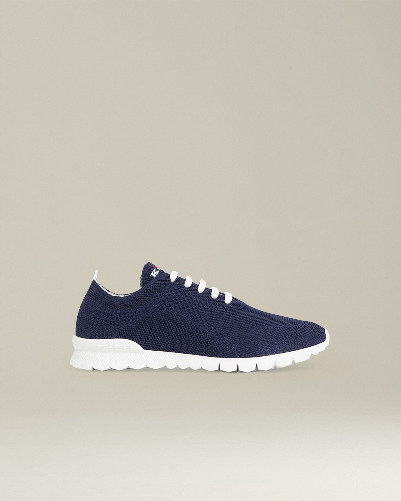 Kiton Shoes Fits Sneaker Navy Stretch-Knit 43