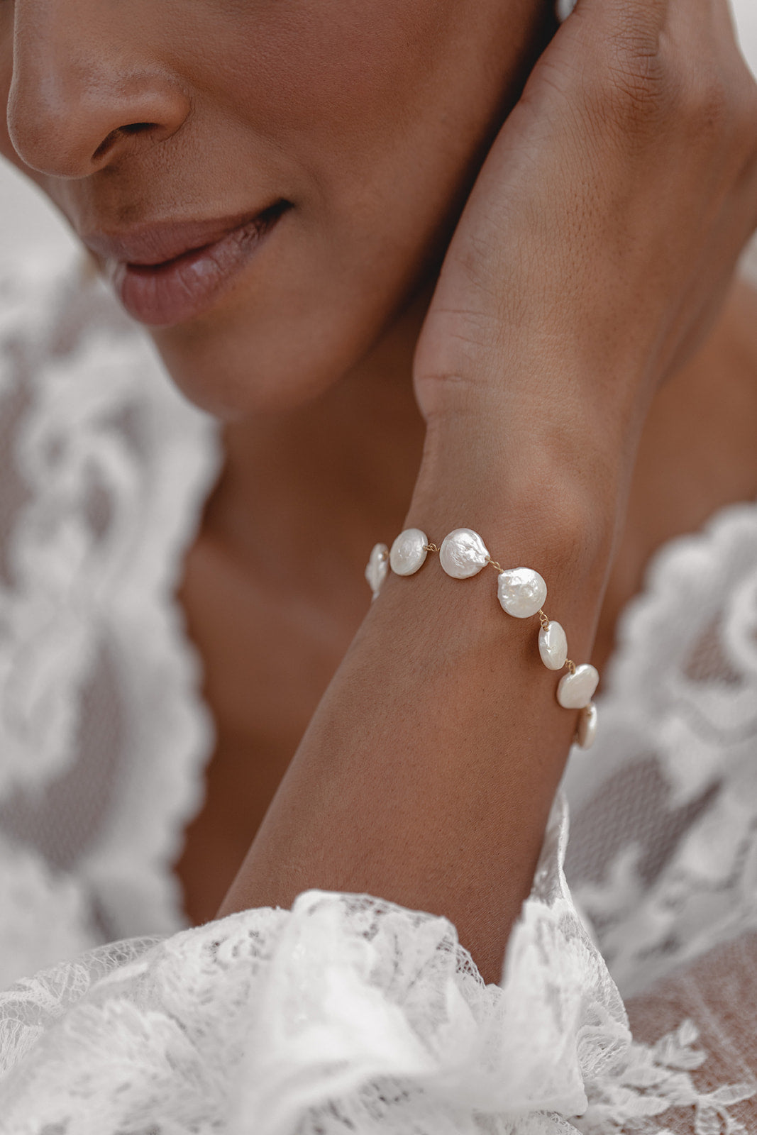 Juvelan Alliance Perlenarmband Silber Coin-Perlen