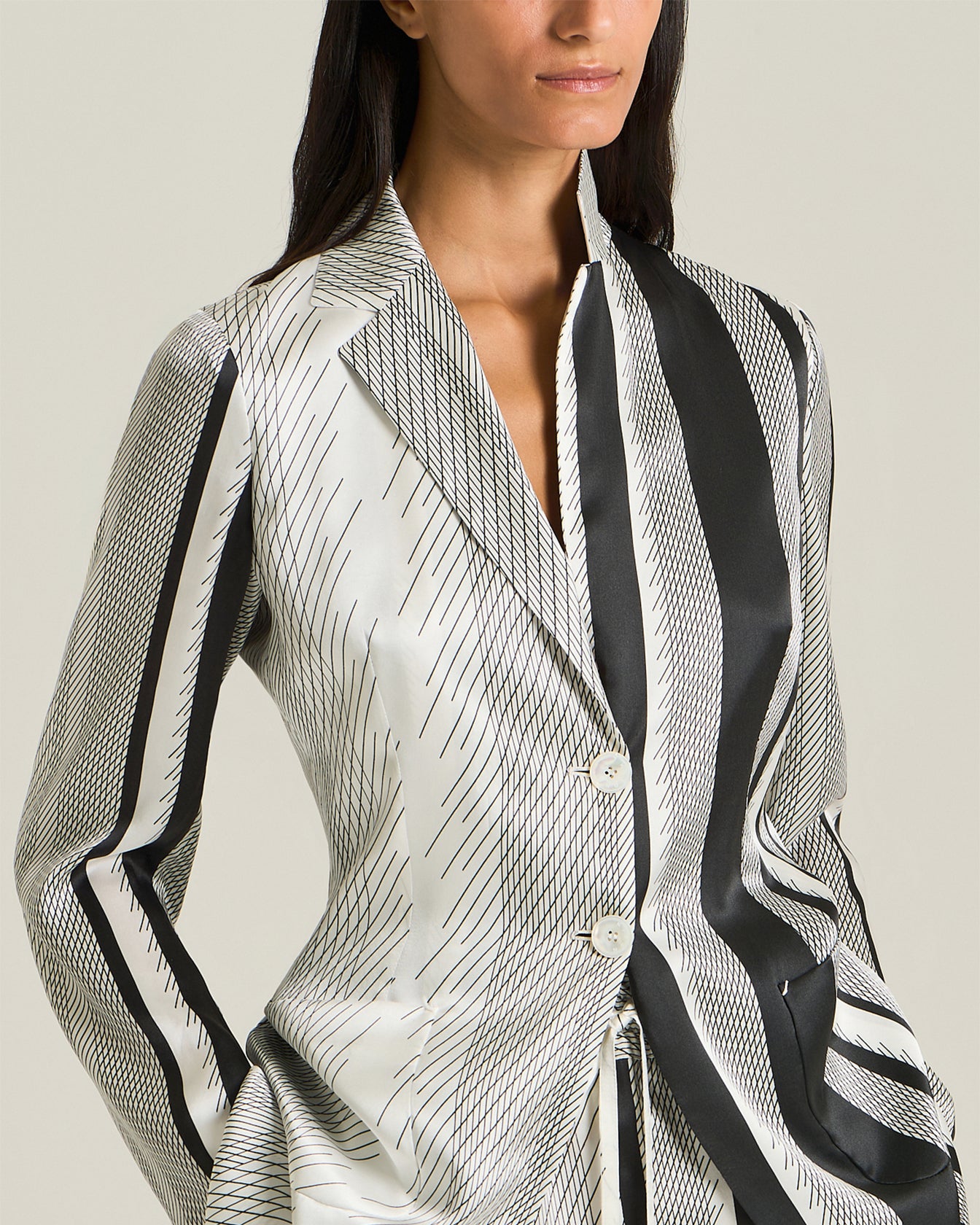 Kiton Jackets Seidenblazer Cady Print