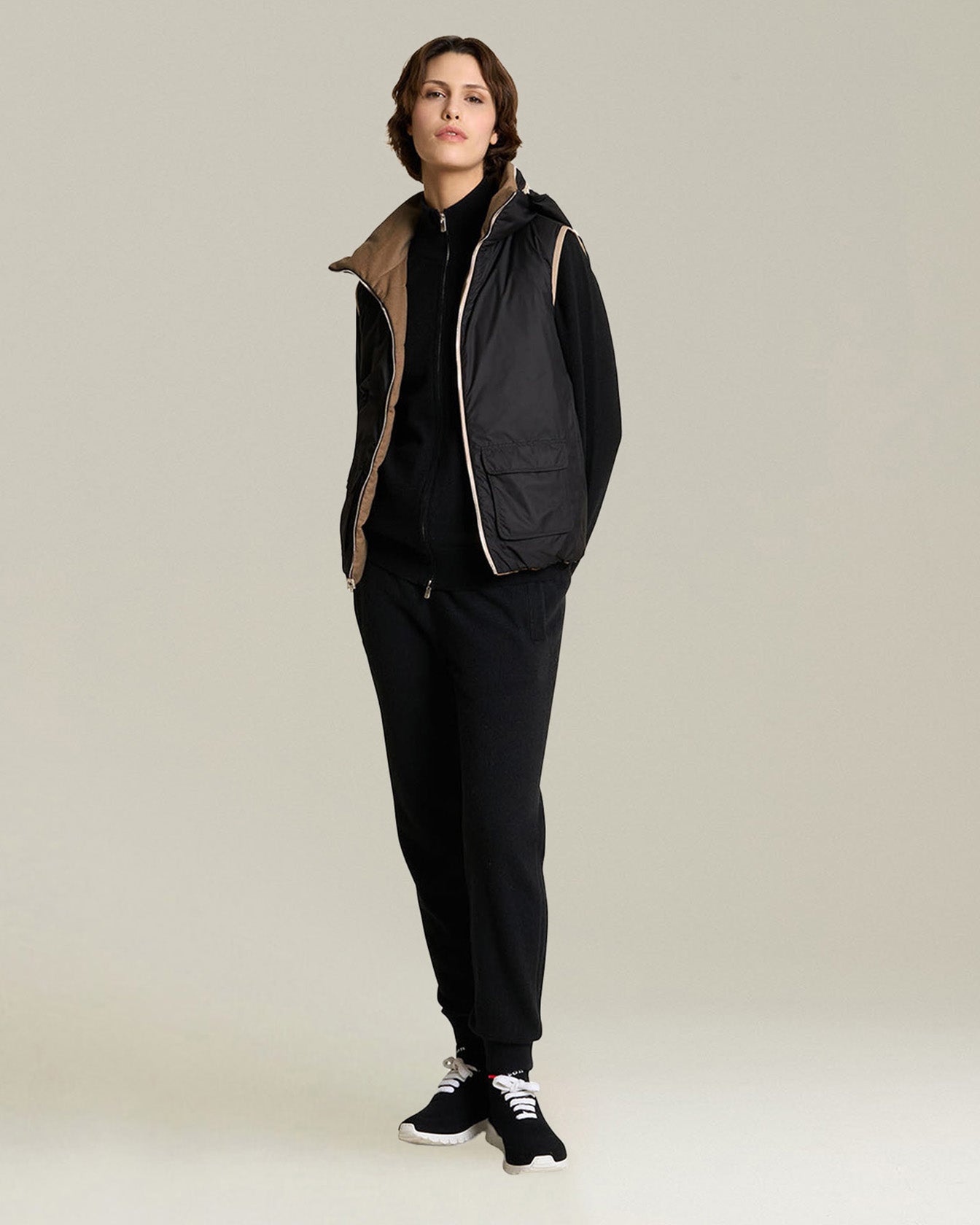 Kiton Kaschmir Strick Jogger Relaxed Gr.48