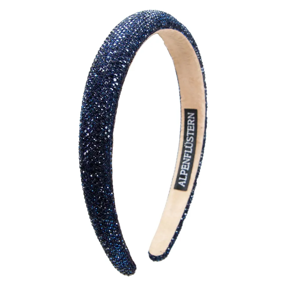 Alpenflüstern DAHEIM ADV149 Haarreif Glitzer breit blau