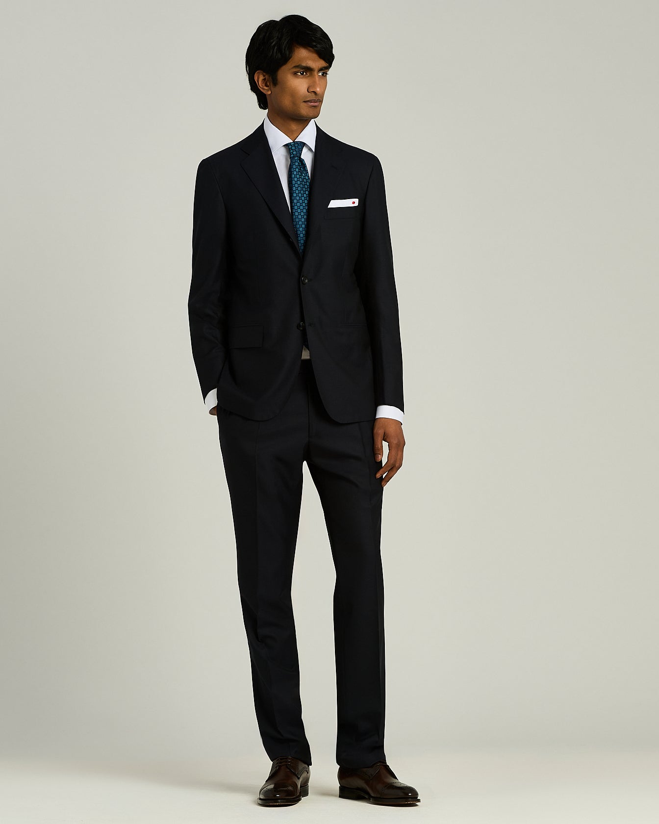 Kiton Patterned Seidenkrawatte gemustert TU reine Seide