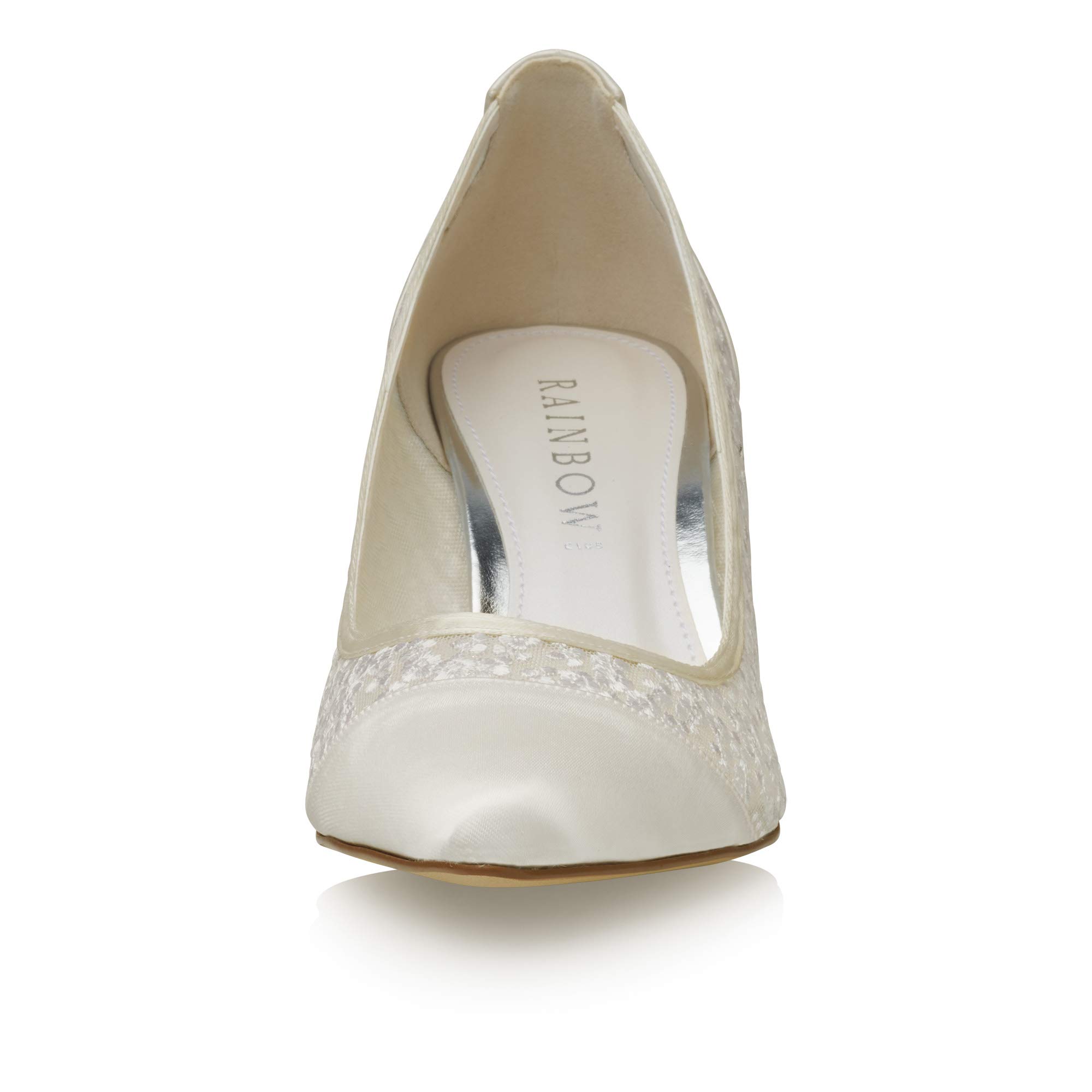 Rainbow Club Audry Ivory Brautschuhe Spitze 6,5 cm