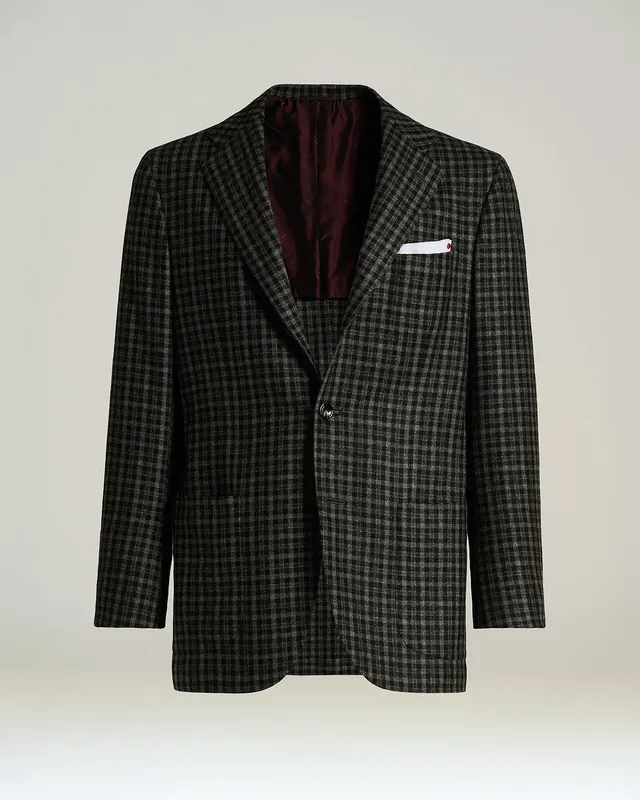 Kiton Cashmere Vicuna Sakko Karo Gr. 50