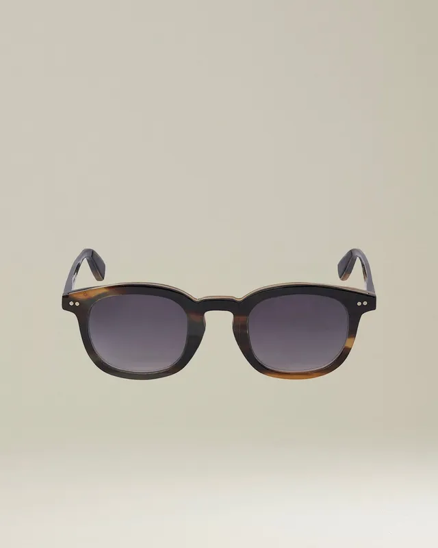 Kiton Sunglasses Pathos Horn Sonnenbrille hellbraun limitiert