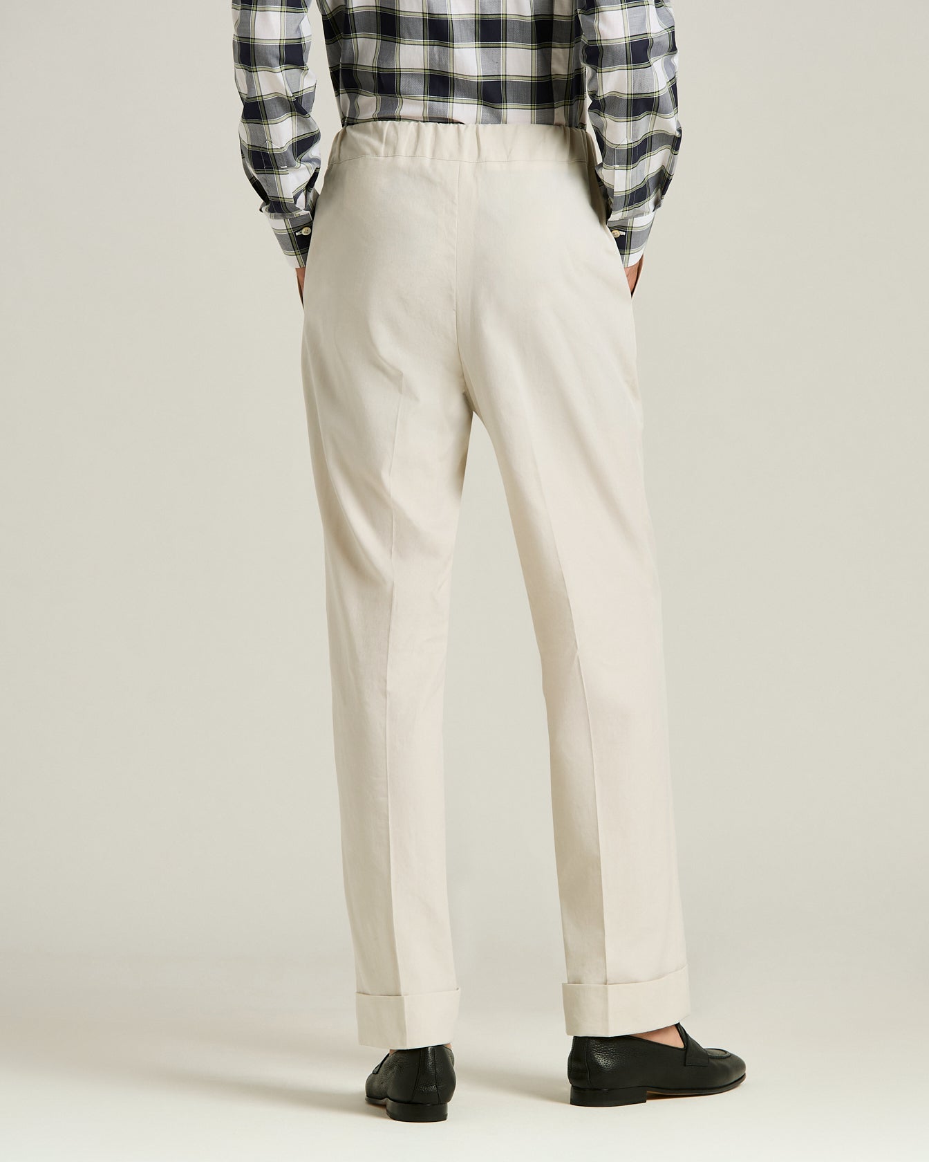 Kiton Beige Cotton Trousers Hose beige Baumwolle Gr 46-58