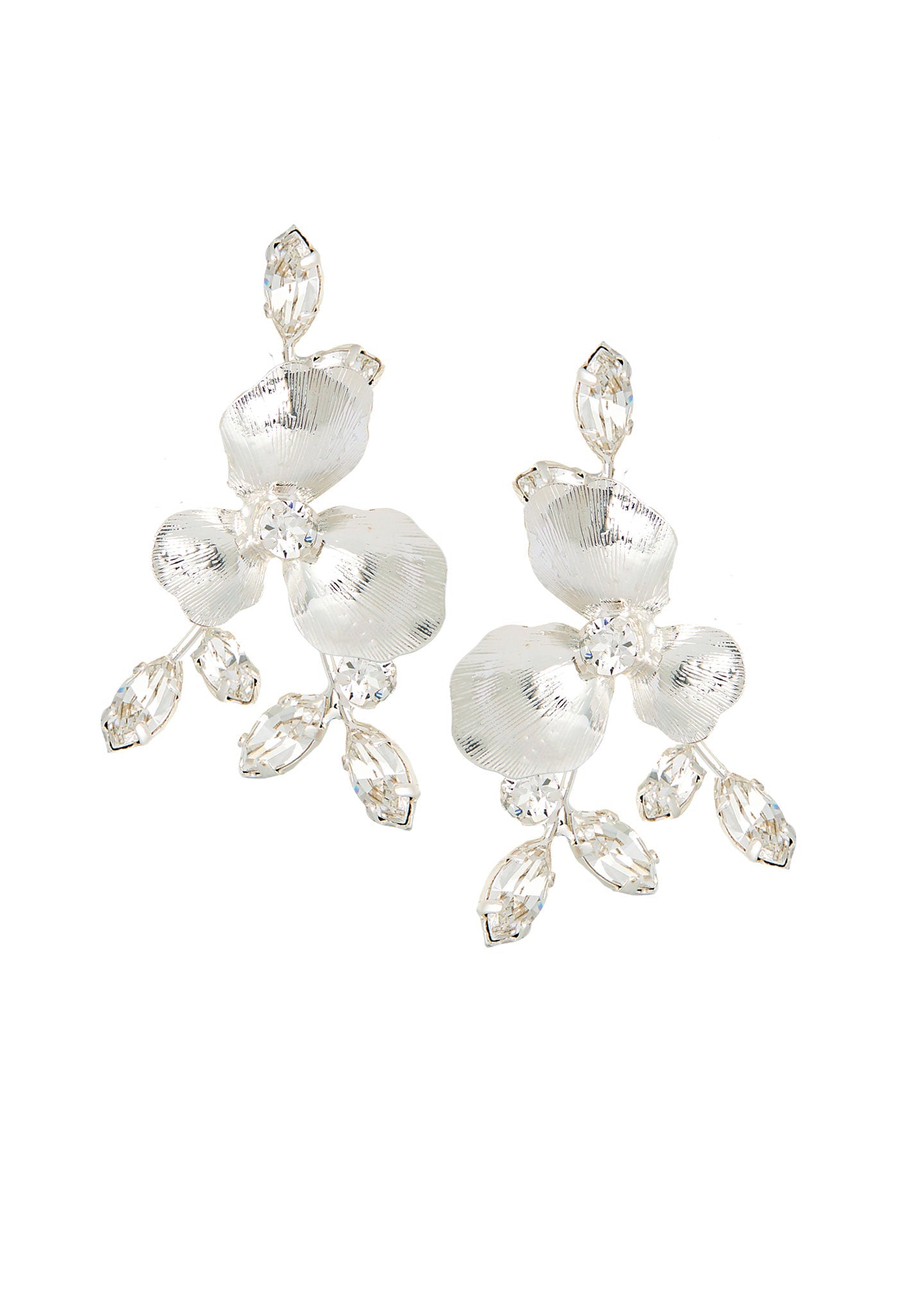 Elizabeth Bower Orchid Crystalla Ohrstecker Gold Stecker Kristall