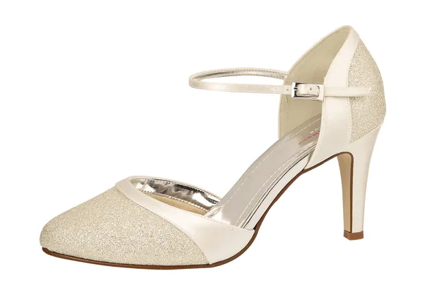 Rainbow Club Caroline Pumps Ivory Glitzer Gr 37