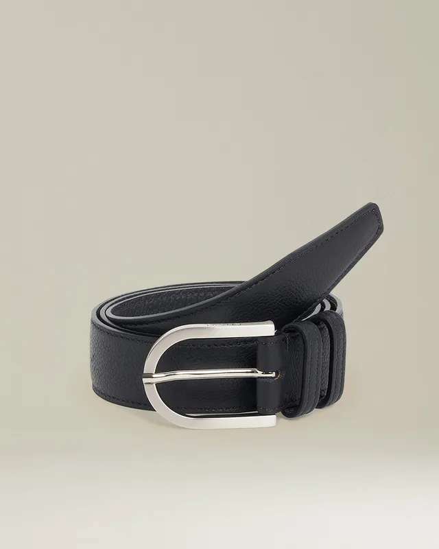 Kiton Belts Cintura Pelle Di Vitello Gürtel Kalbsleder schwarz