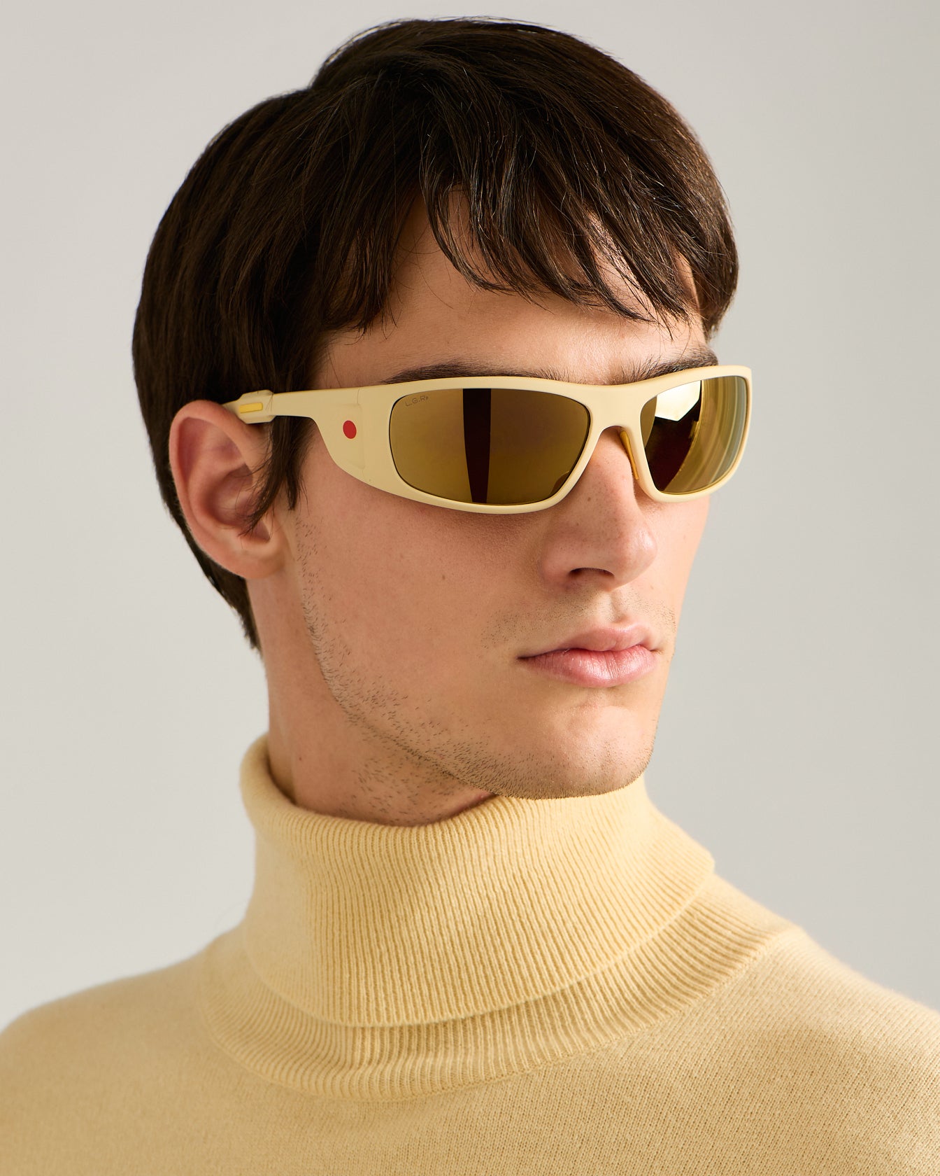 Kiton Sunglasses Polarized verspiegelte Sonnenbrille TU