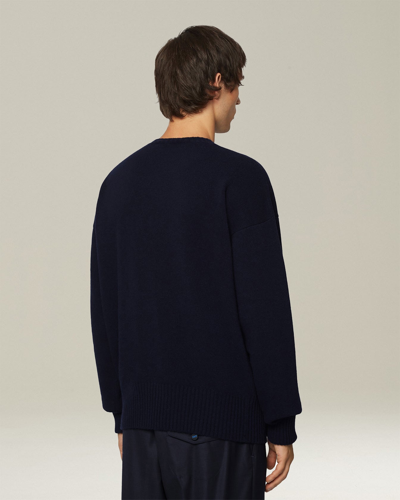 Kiton KNT Sweatshirt Baumwolle Logo Gr. L