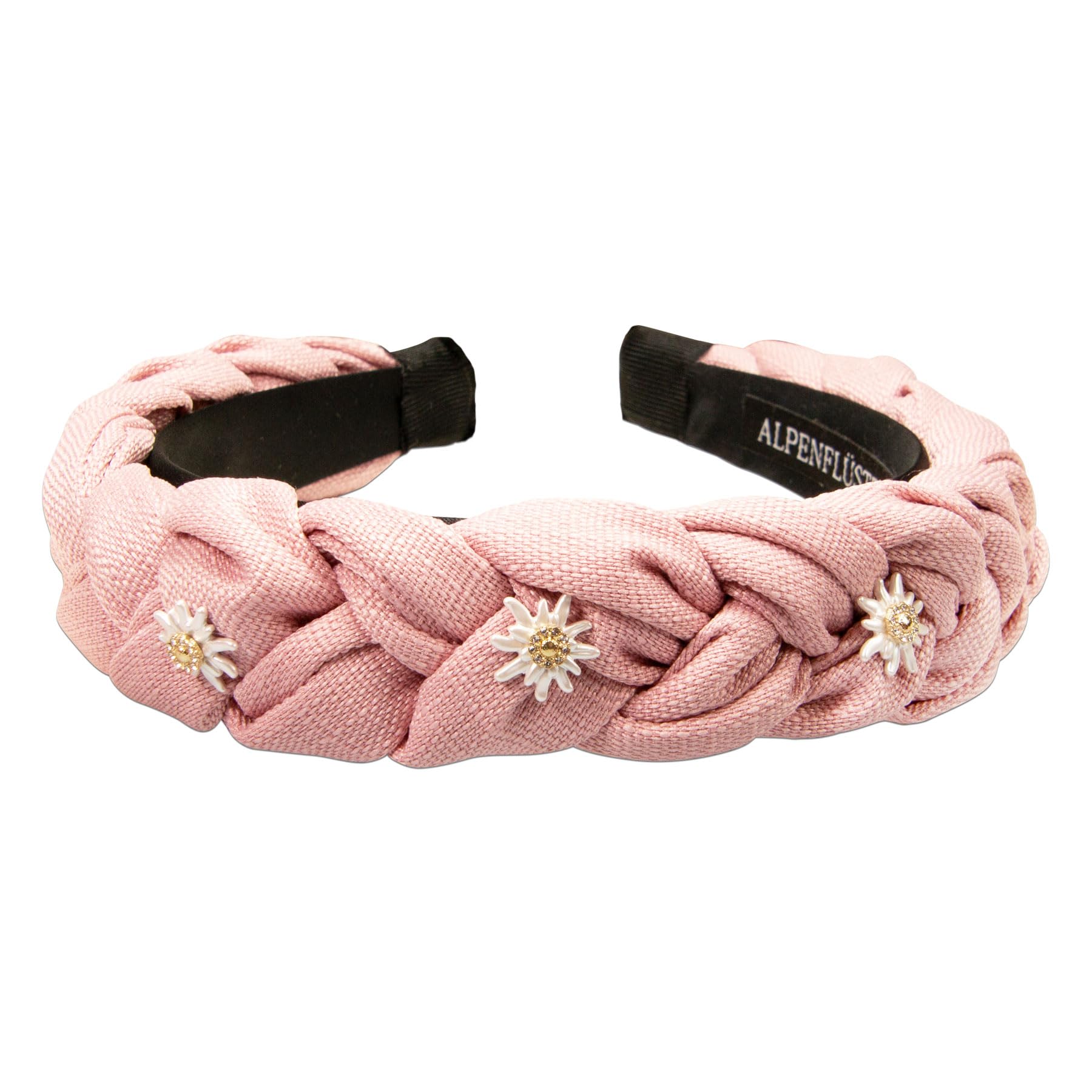 Alpenflüstern Greta Haarband Edelweiß rosa-rosé ADV145
