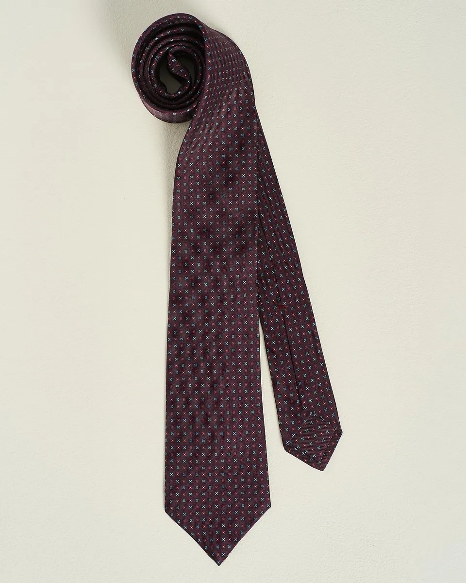 Kiton Patterned Seidenkrawatte gemustert 8,5 cm