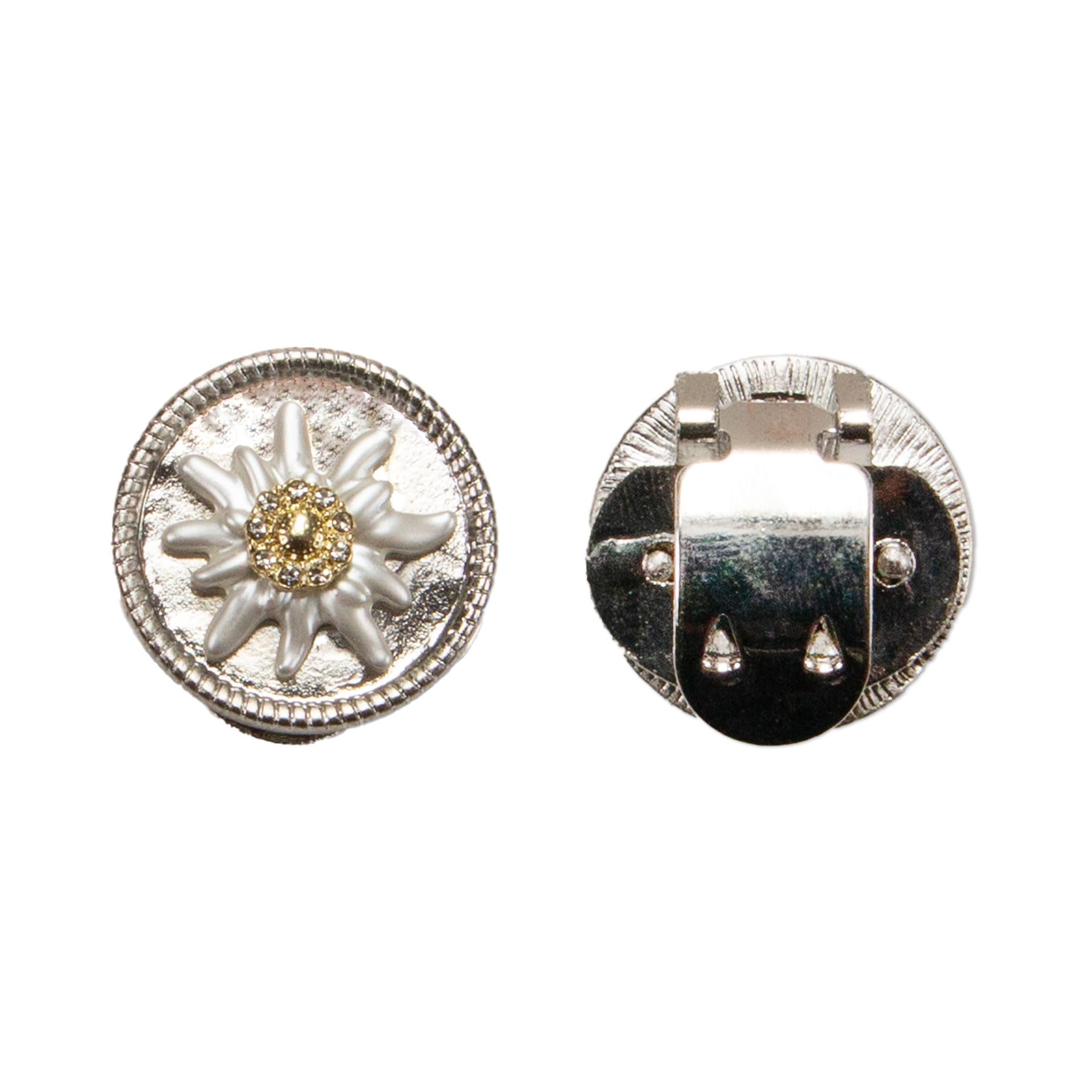 Alpenflüstern DAHEIM Greta API121 Schuhclips Edelweiß