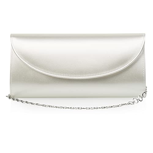 Rainbow Club Celinde Brauttasche Ivory Satin Clutch