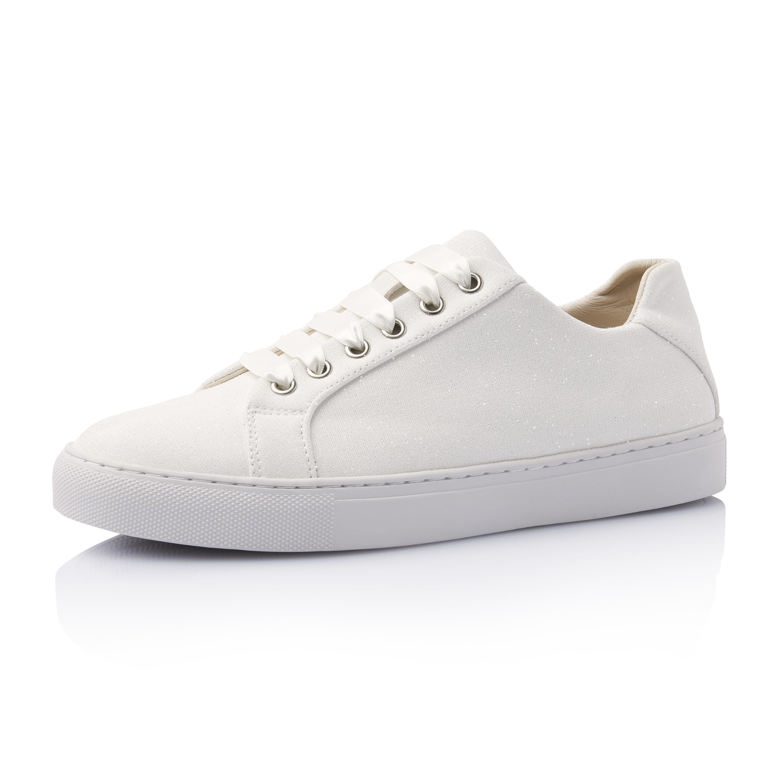 Rainbow Club Luxe Lysette Sneaker Off-White Metallic Flach