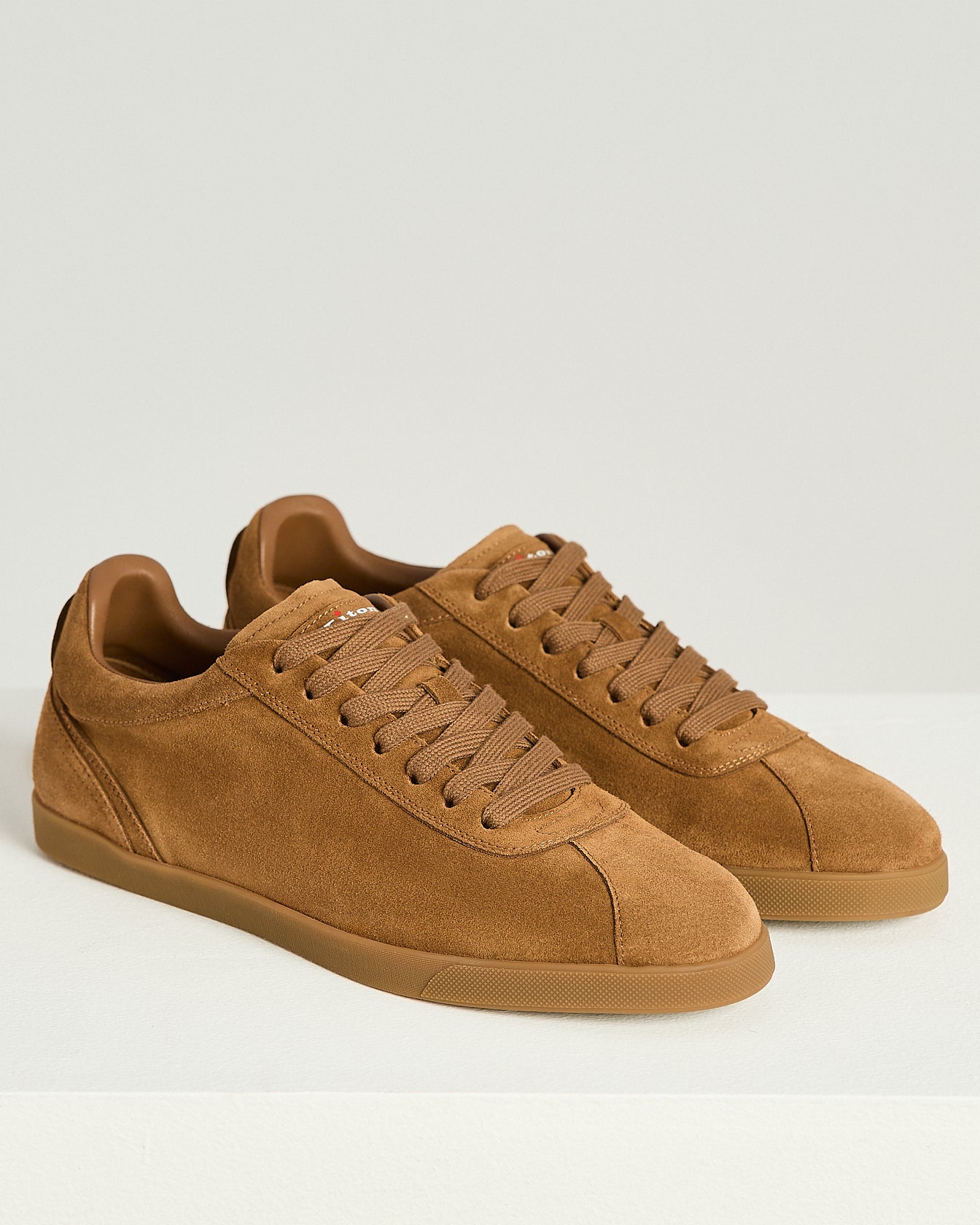Kiton Sneaker Cognac Gr. 42 Wildleder Sohle Ton in Ton