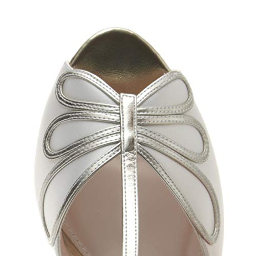 Rainbow Club Harlow Pumpe Brautschuhe ivory Satin Gr. 40