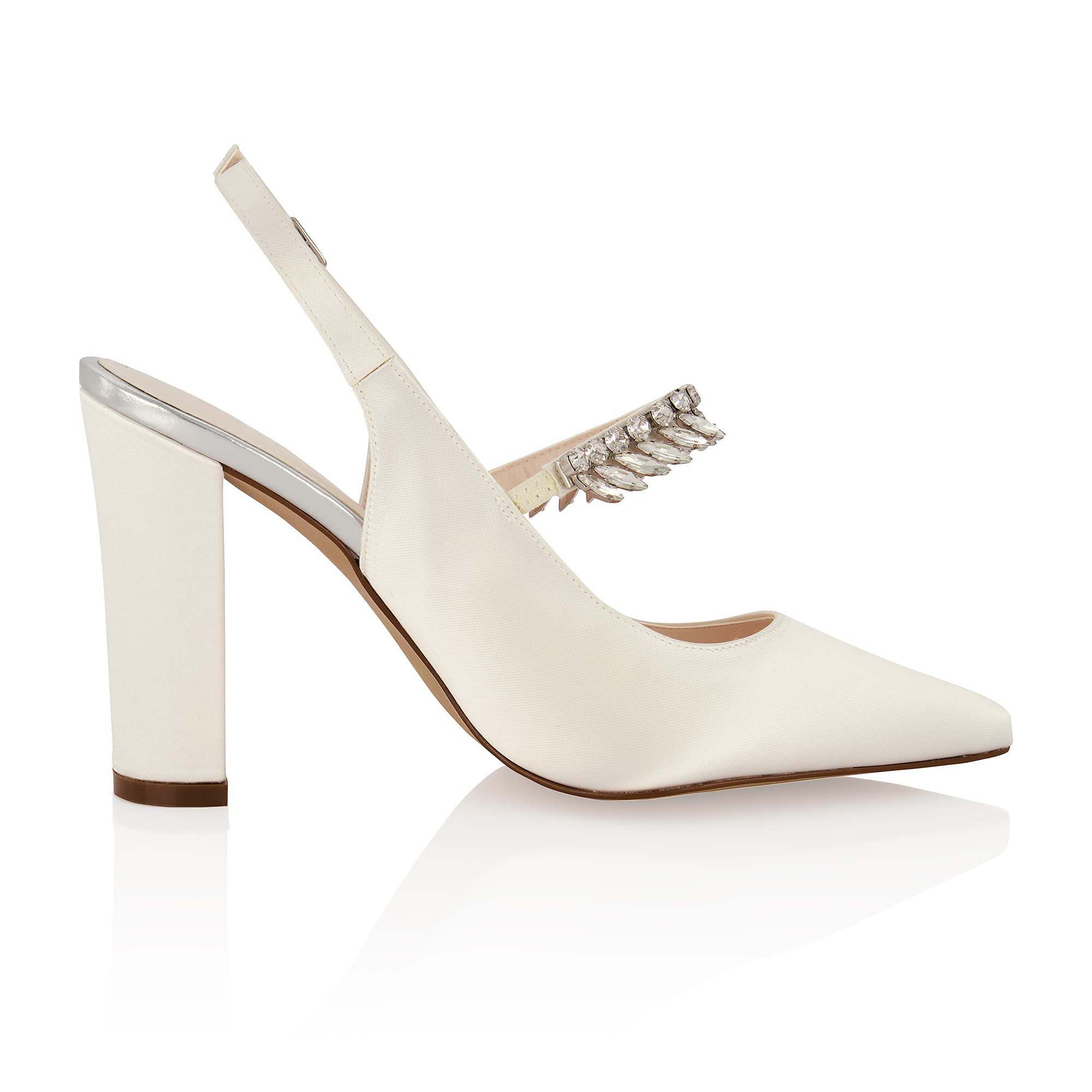 Rainbow Club Timeless Freja Pumps Ivory Satin klassisch
