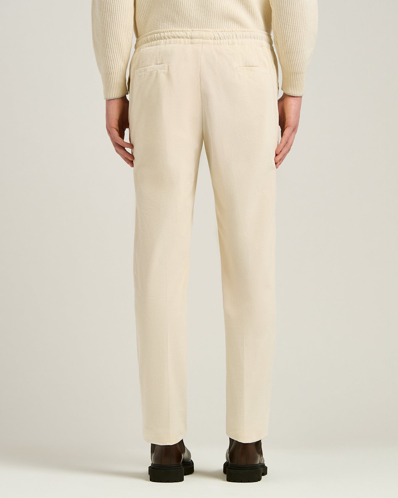 Kiton Trousers Feincord Hose Cord Elastikbund Gr.46-58