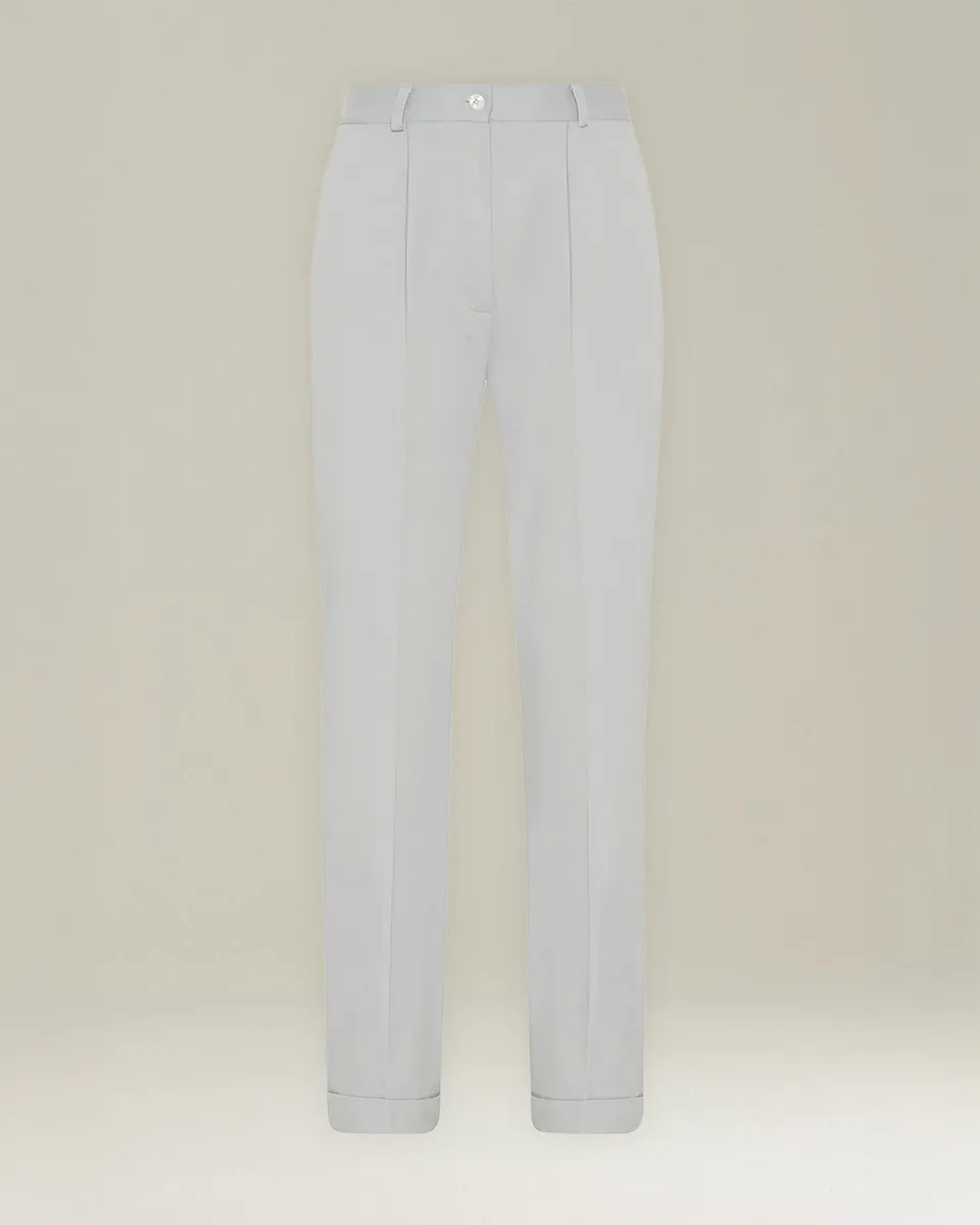 Kiton Trousers Carrot Hose Baumwolle Kaschmir Damen