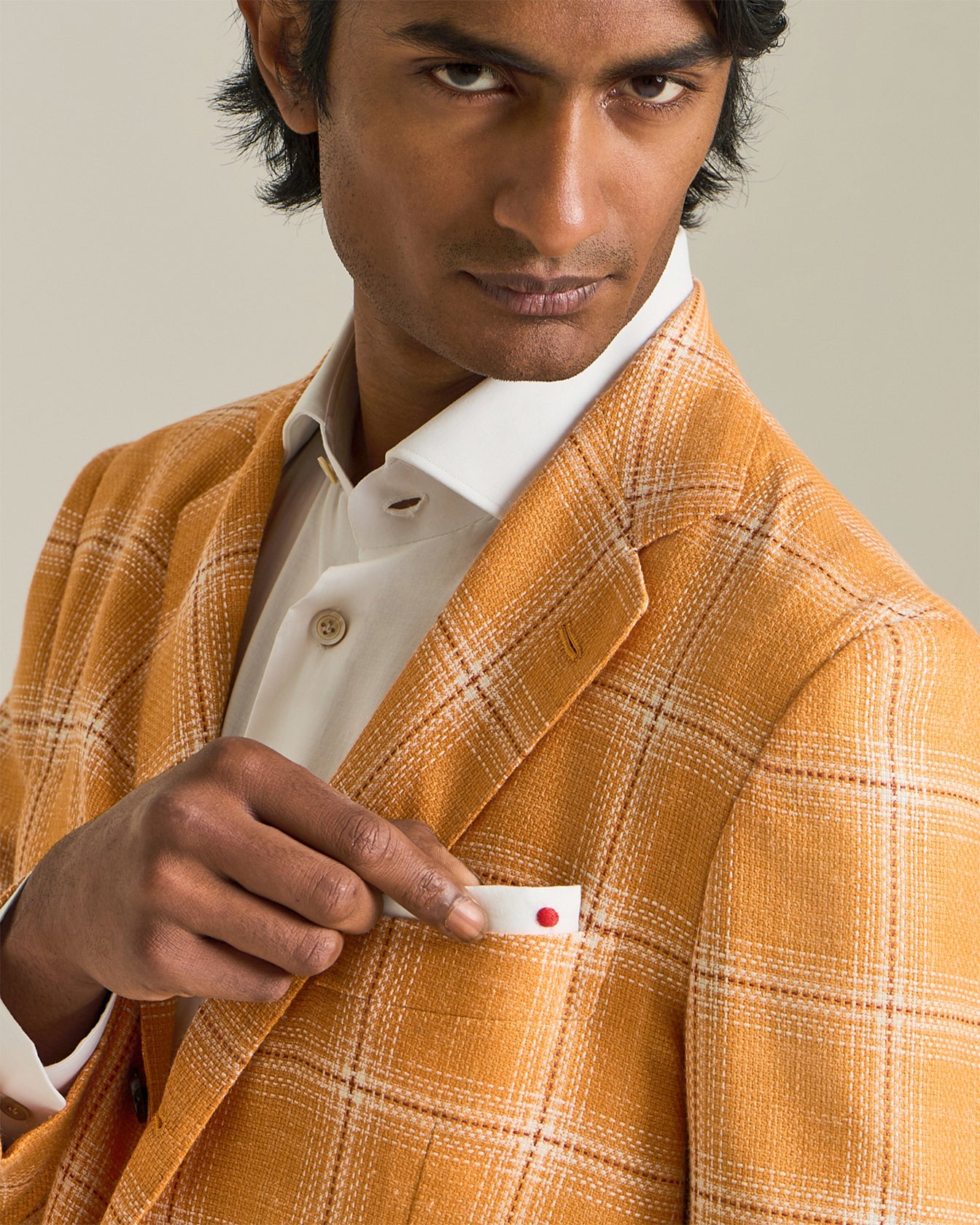 Kiton Formal Hemd Baumwolle handgenäht