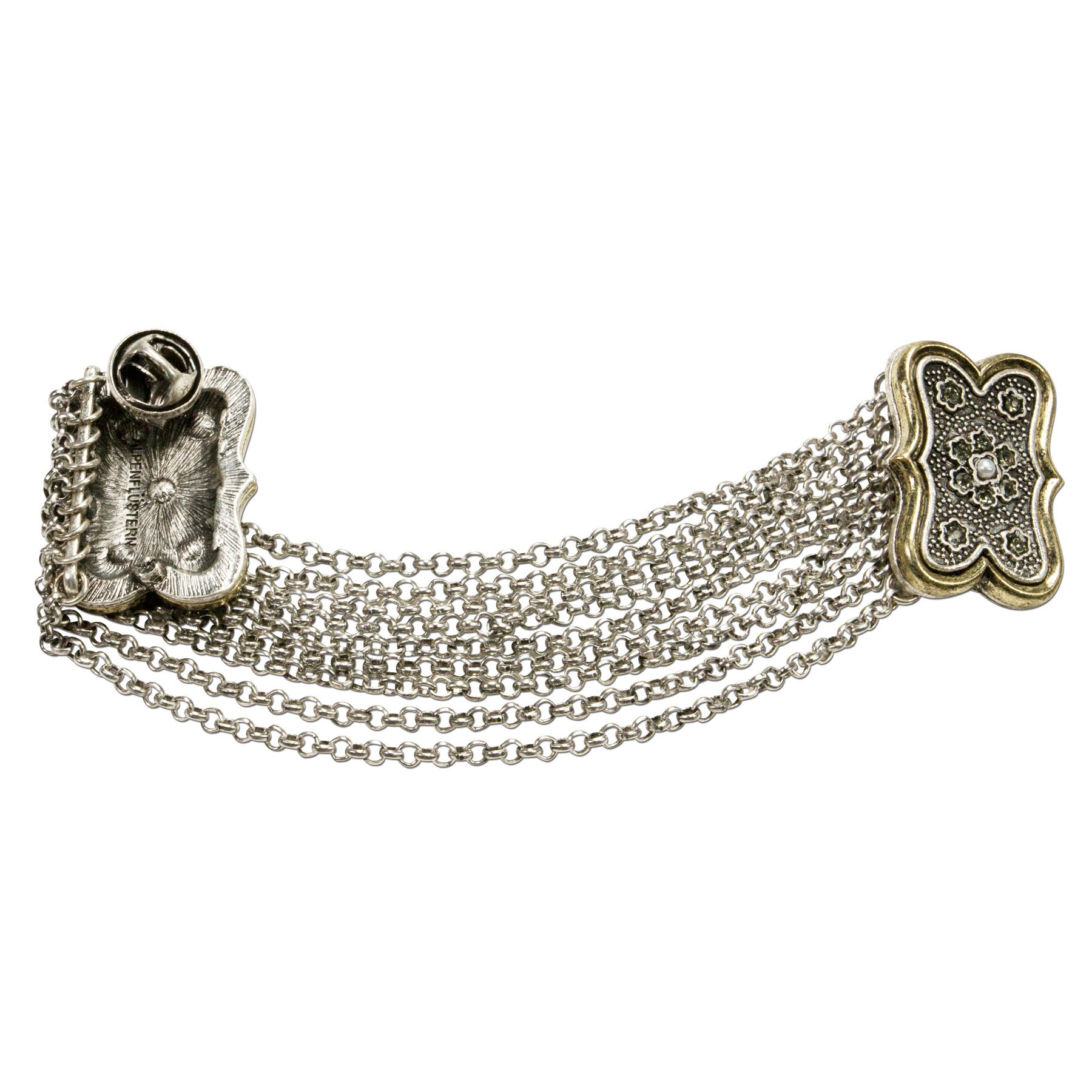 Alpenflüstern DAHEIM Leonore Pin-Charivari Damen altgold