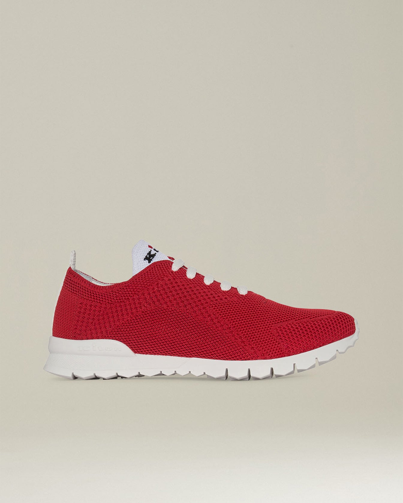 Kiton Shoes Fits-Sneakers Cotton Sneaker Baumwollstrick weiß