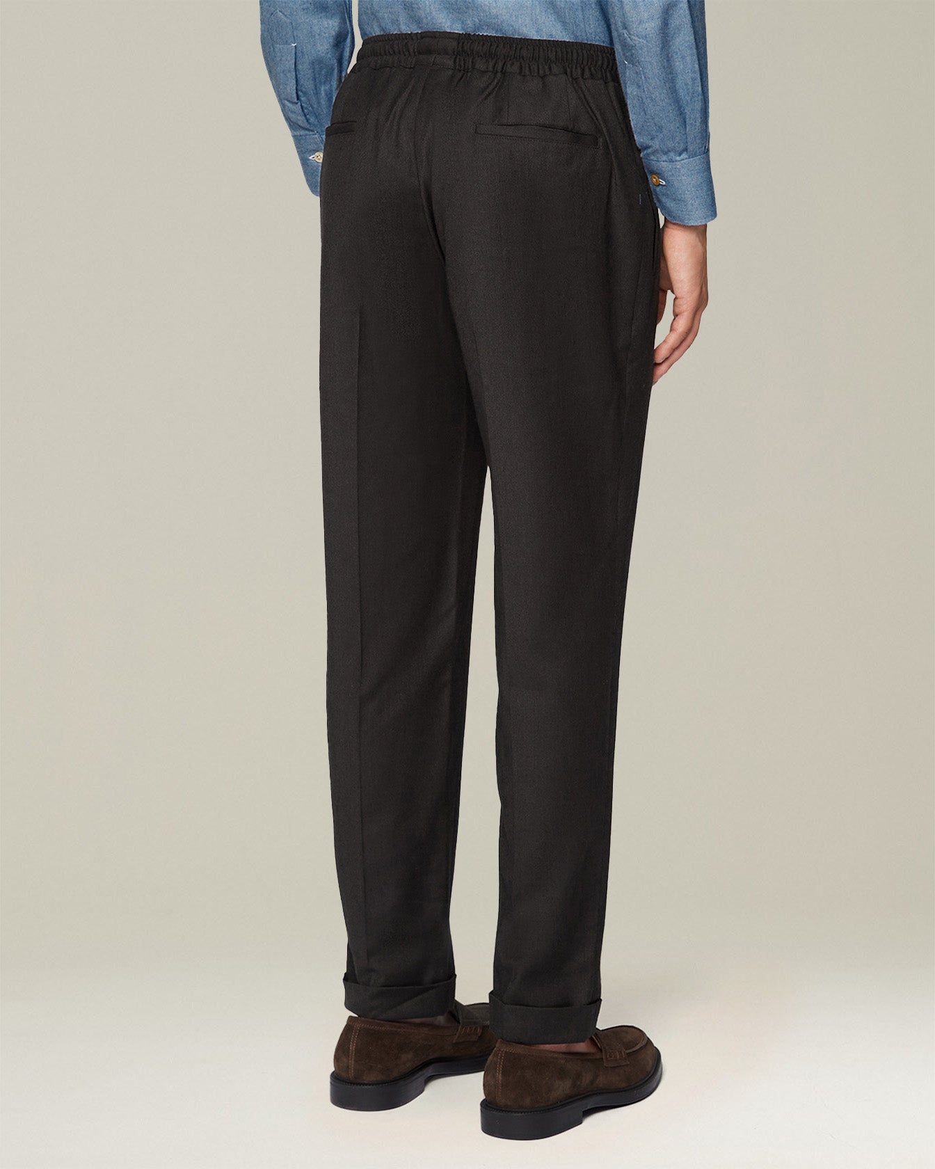 Kiton Pantalone Comfort Hose Baumwolle Kaschmir