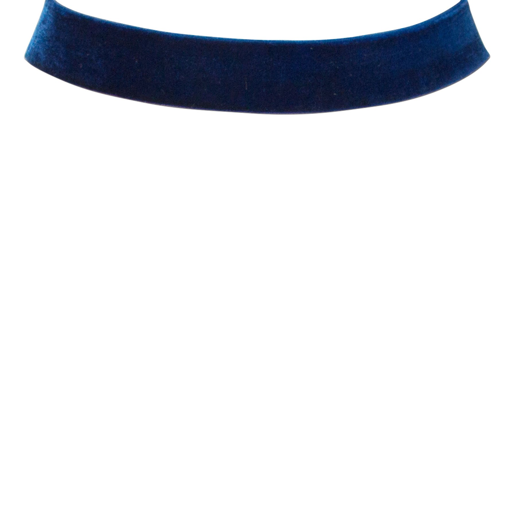 Alpenflüstern DAHEIM Kropfband DHK199 Blau Samt