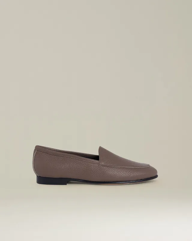Kiton Shoes SCARPA PELLE DI CERVO Mokassins Tortora