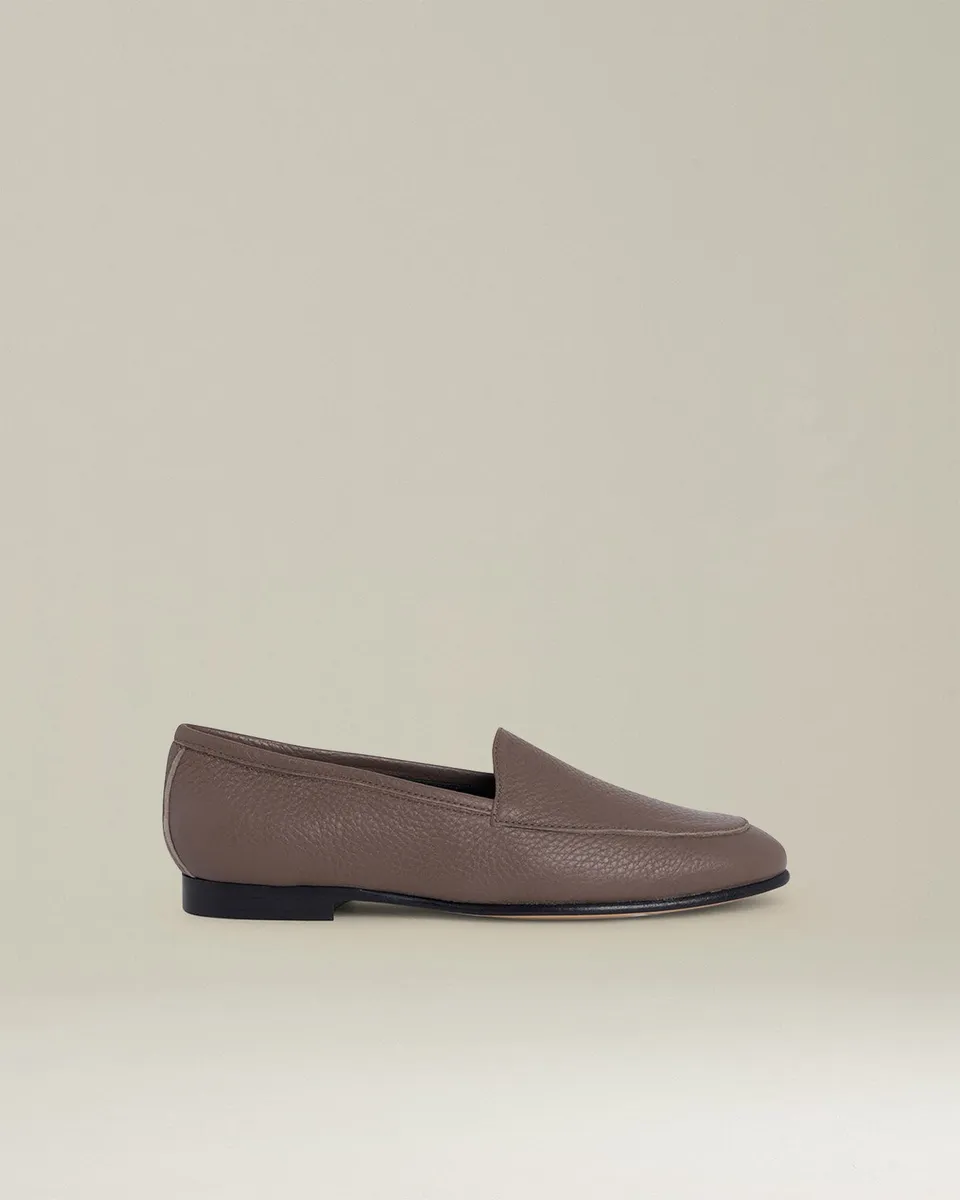 Kiton Shoes SCARPA PELLE DI CERVO Mokassins Tortora