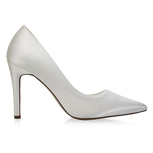 Rainbow Club Timeless Fergy Pumps Ivory Satin 9 cm Stiletto