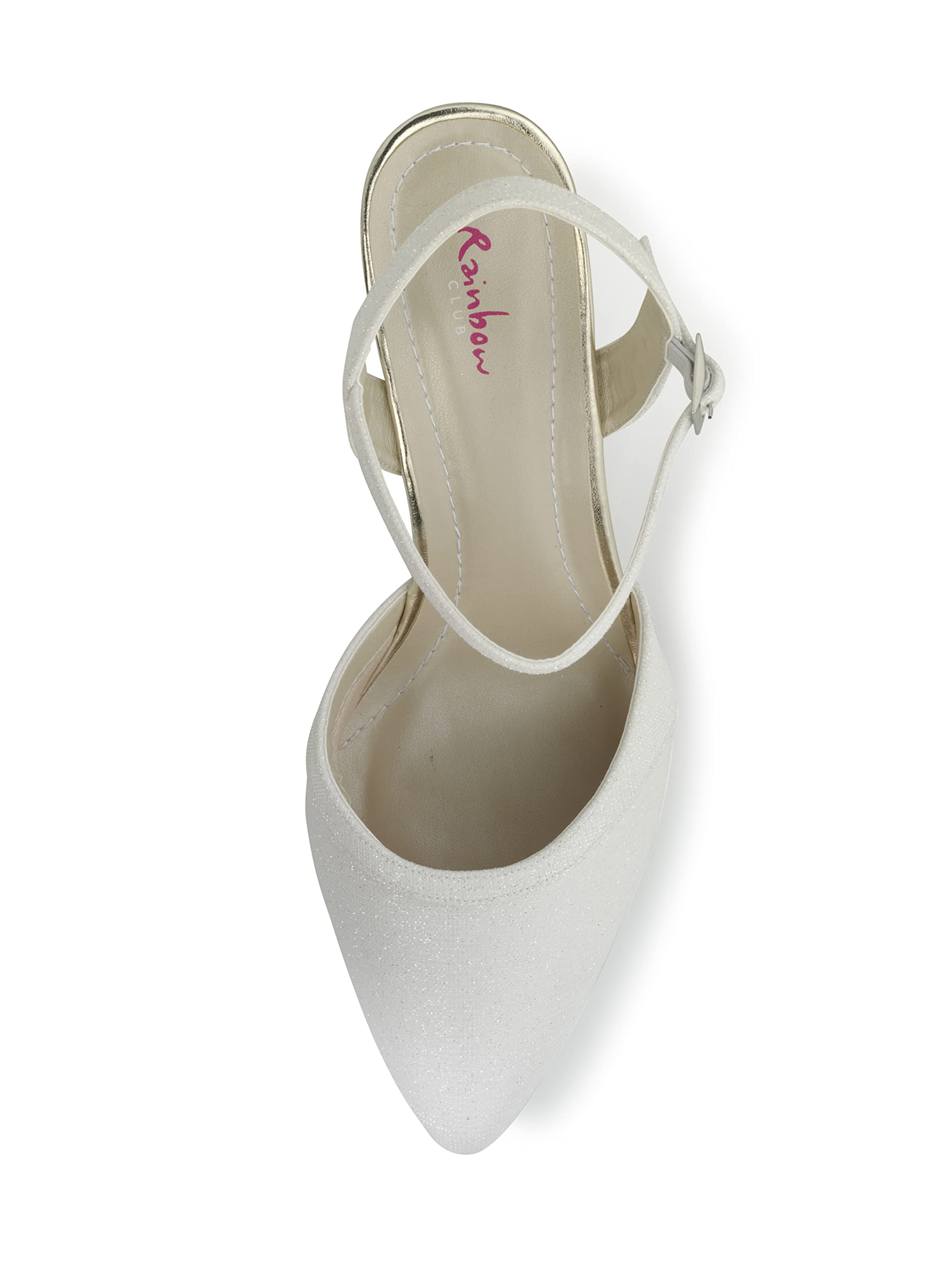 Rainbow Club Luxe Marlie Braut-Pumps off-white metallic 6,5cm
