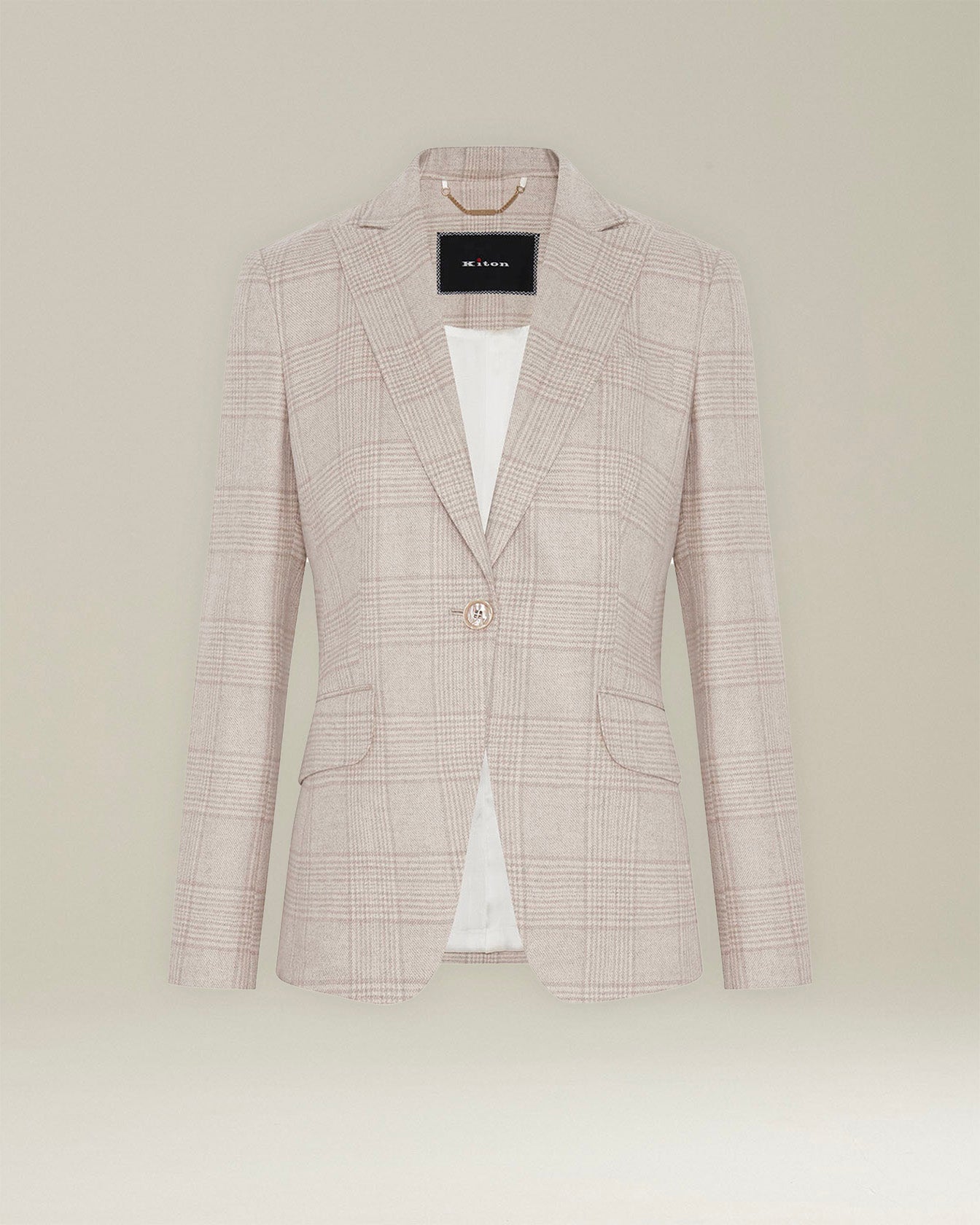 Kiton Principe di Galles Blazer Sakko Kaschmir Einreiher
